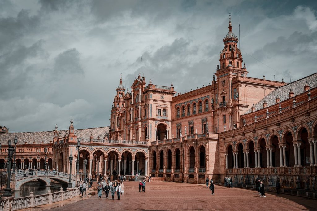 clouds over palace